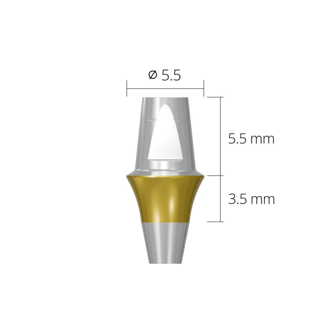 dab5535n*abutment*5.5 3.5 non-hex