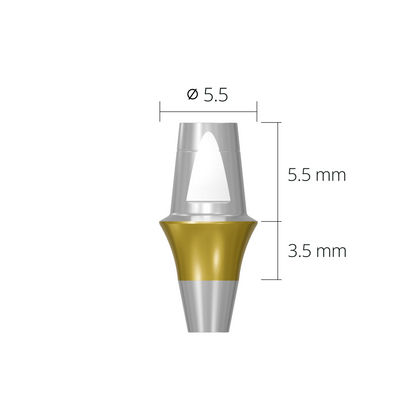 dab5535n*abutment*5.5 3.5 non-hex