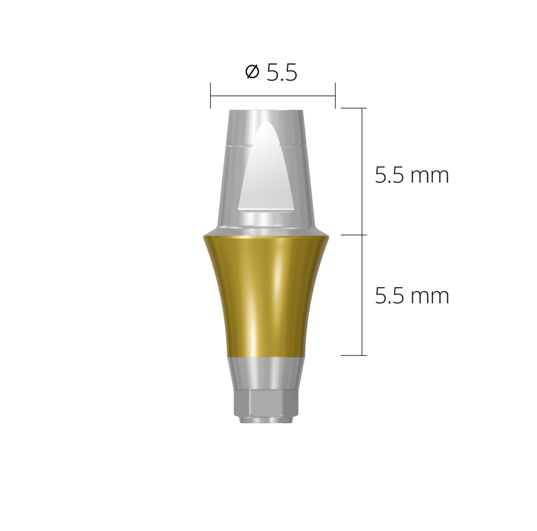 dab5555h*abutment*5.5 5.5 hex