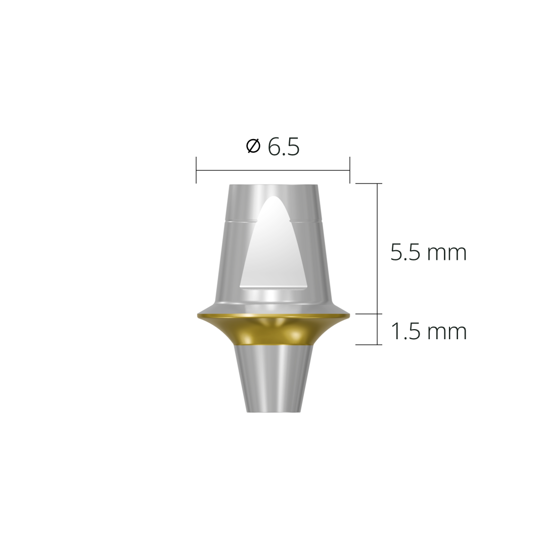 dab6515n*abutment*65 1.5 non-hex