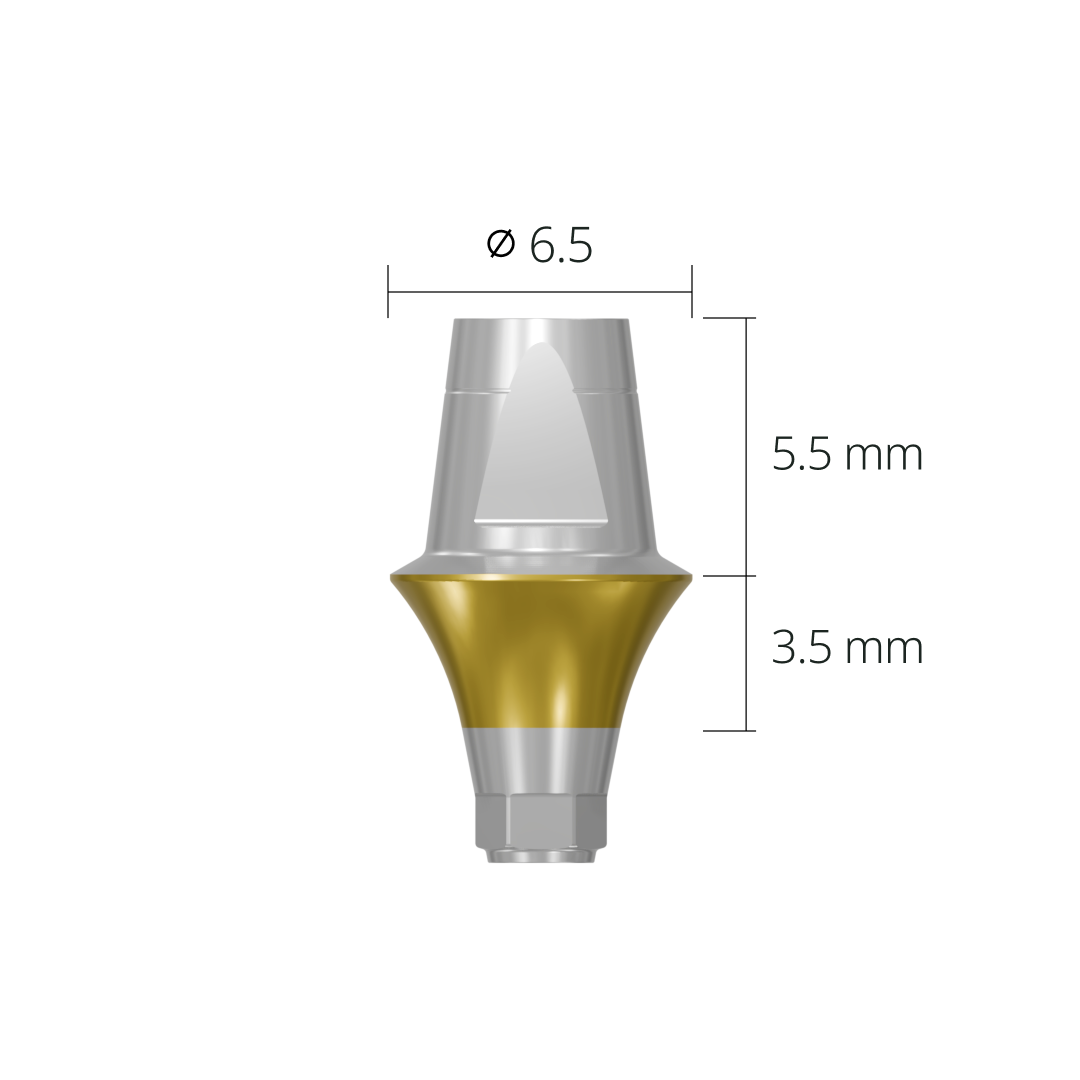 dab6535h*abutment*6.5 3.5 hex