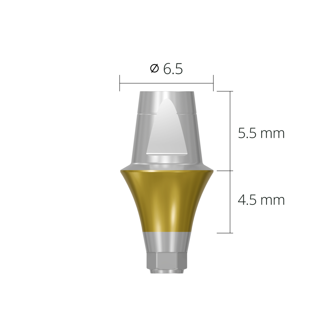 dab6545h*abutment*6.5 4.5 hex