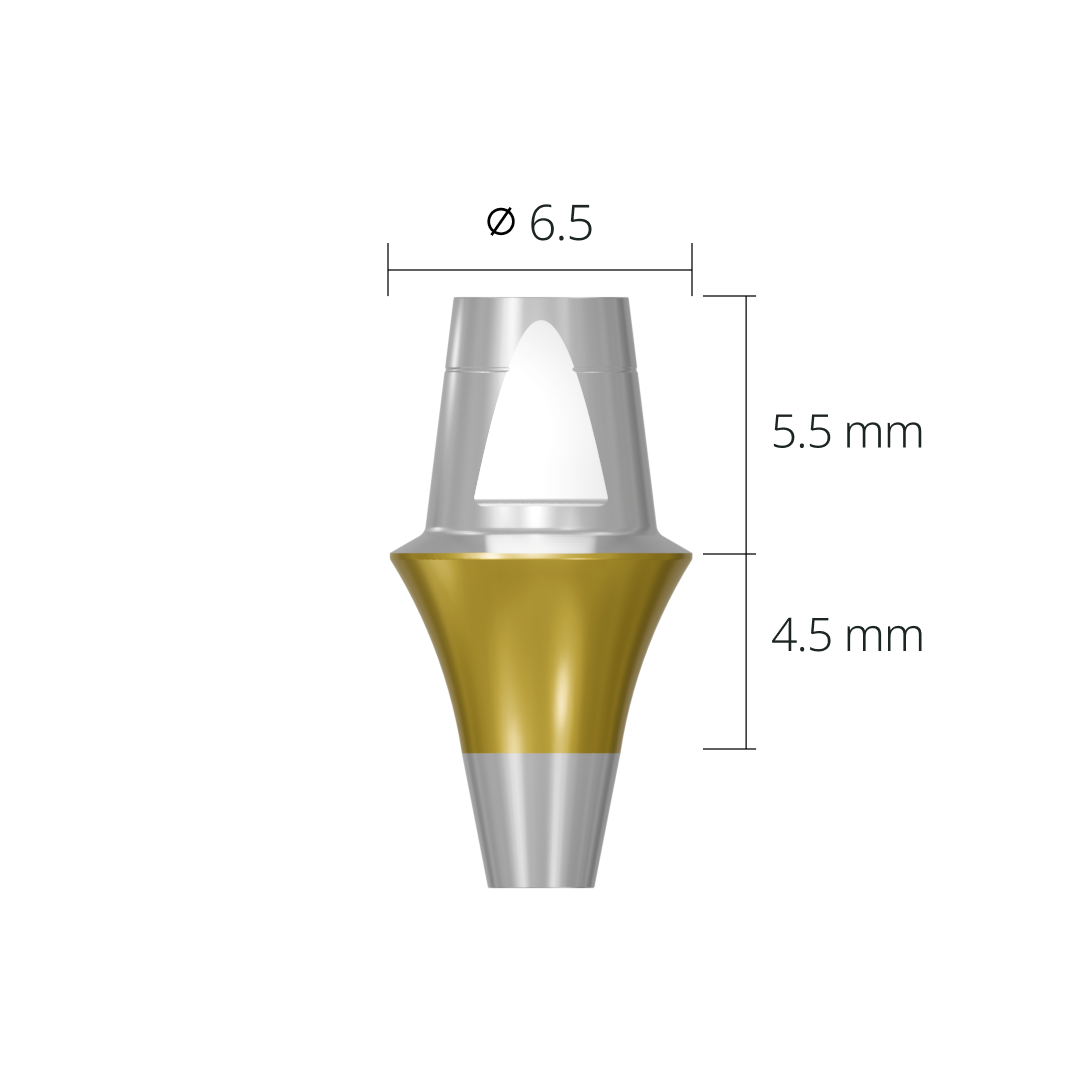 dab6545n*abutment*65 4.5 non-hex
