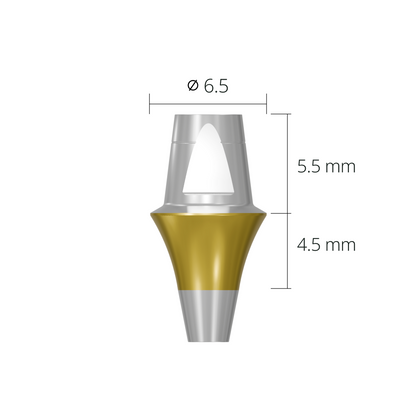 dab6545n*abutment*65 4.5 non-hex