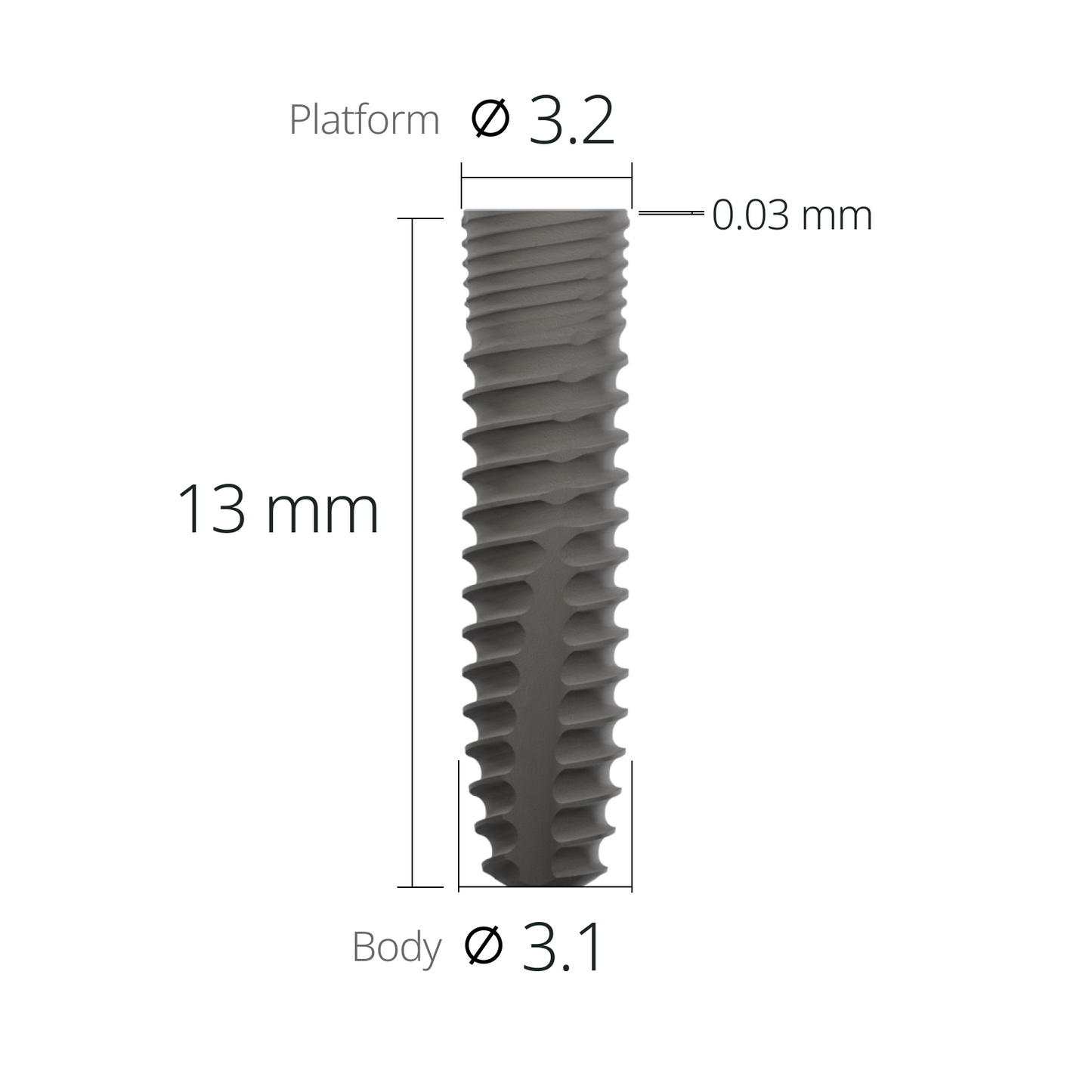 gfx3013s*dimension*13mm
