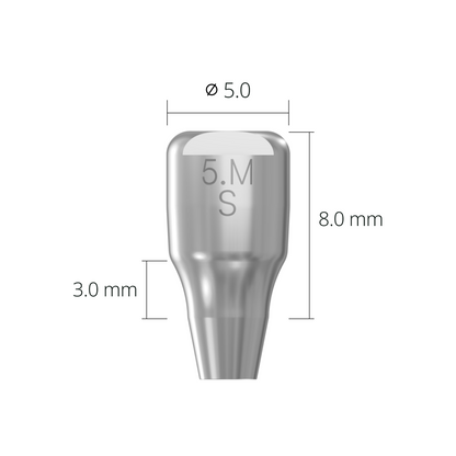 ihab5008tn*healing*non-hex Ø5.0 8mm