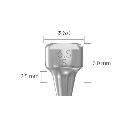 ihab6006tn*healing*non-hex Ø6.0 6mm