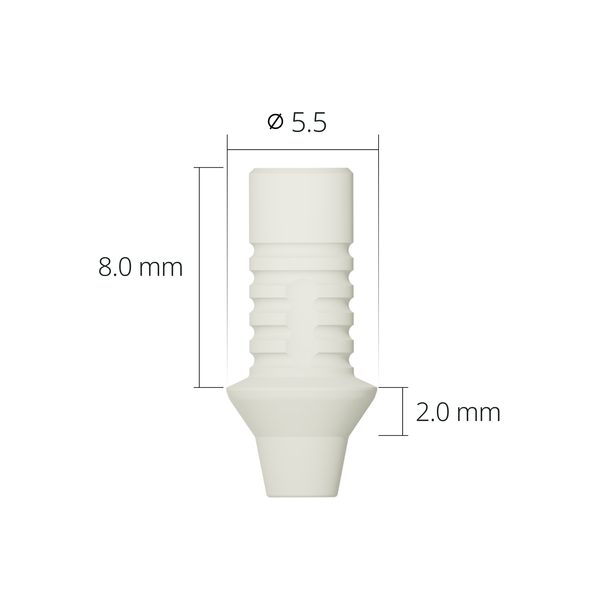 rab5520pnl*dimension*Ø5.5 2.0mm non-hex