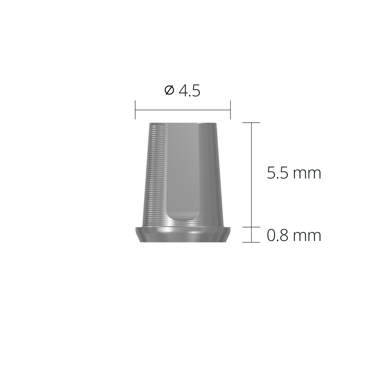 sta45b*dimension*non-hex Ø4.5